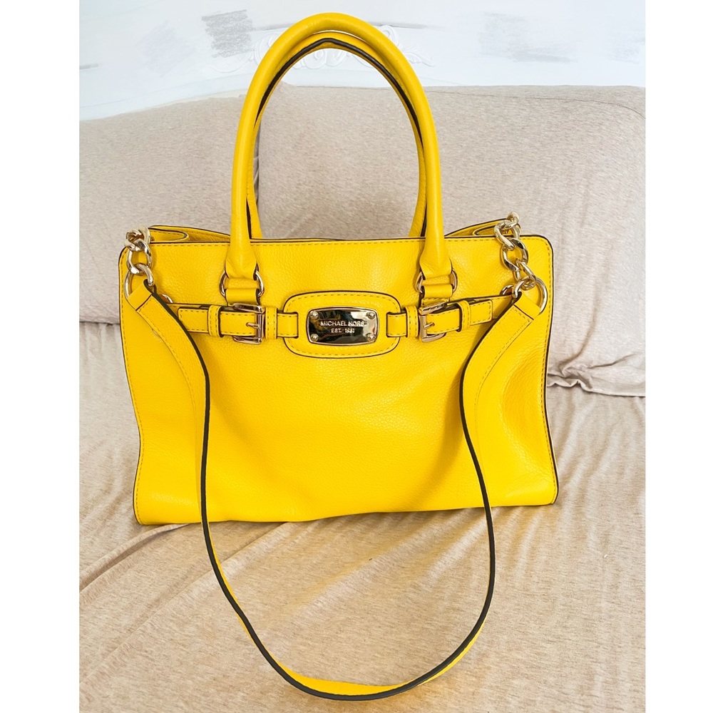 Michael Kors leather satchel